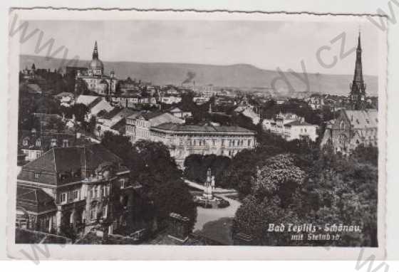  - Teplice (Teplitz), Pohled na město, Lázně