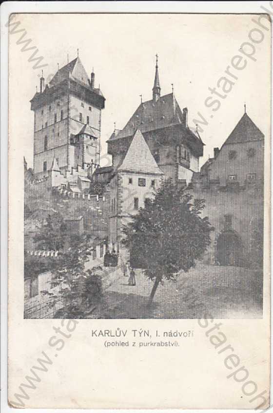  - Karlův Týn Karlštejn I. NÁDVOŘÍ