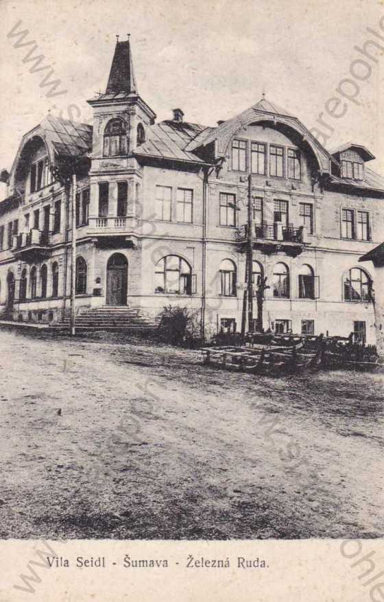  - Železná Ruda (Eisenstein), vila Seidel, foto J.Rezek, kolorovaná