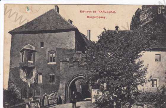  - Loket nad Ohří(Elbogen), vchod do hradu