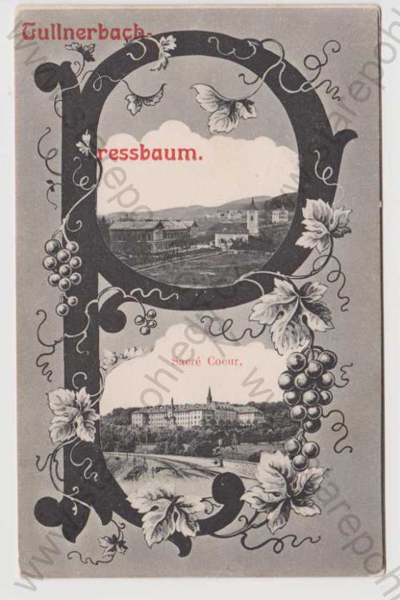  - Rakousko - Pressbaum, Tullnerbach, koláž písmeno, víno