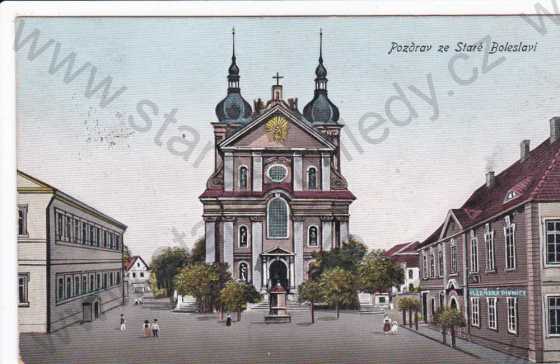 - Stará Boleslav, kostel, náměstí, pivnice