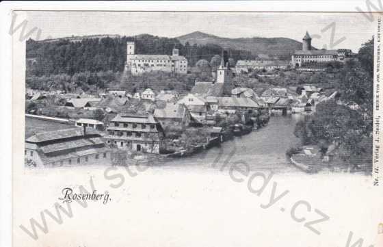  - Rožmberk (Rosenberg), město a hrad, foto J.Seidel, DA