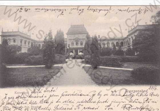  - Františkovy Lázně(Franzensbad), Císařské lázně, DA