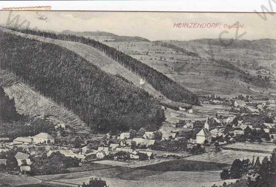  - Albrechtice, Hynčice(Heinzendorf), celkový pohled