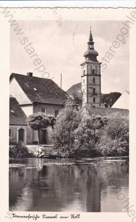  - Mimoň (Niemes), kostel a rybník