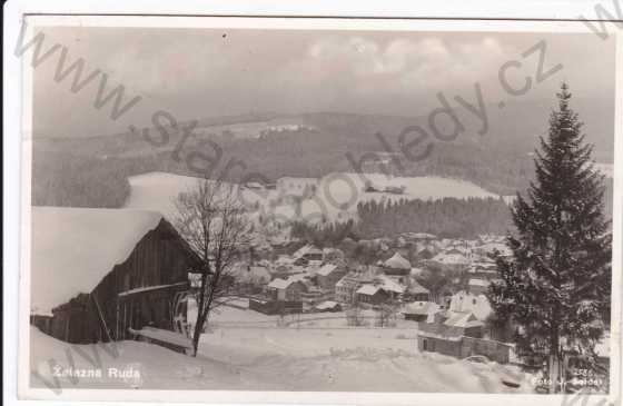  - Železná Ruda, pohled na město v zimě, foto J.Seidel