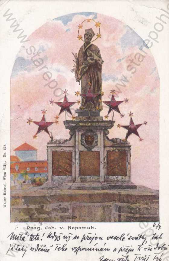  - Karlův most, Praha, socha sv.J.Nepomuckého, DA