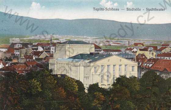  - Teplice (Teplitz-Schönau), městské divadlo