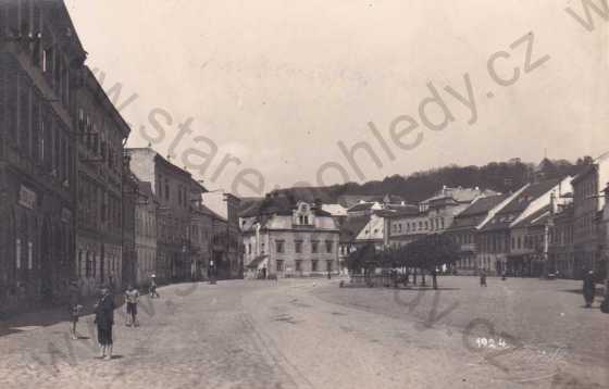  - Velké Meziříčí (Gross Meseritsch), náměstí, foto V.Vilímek, slepotisk