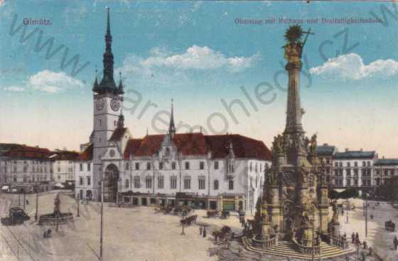  - Olomouc, náměstí, tramvaj, fotochromie