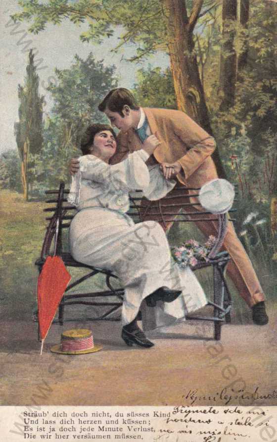  - Milostný pár v parku