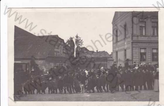  - Kolín, událost r.1911-1912, kůň a kočár, závod natěračský-malíř písma V.Straka