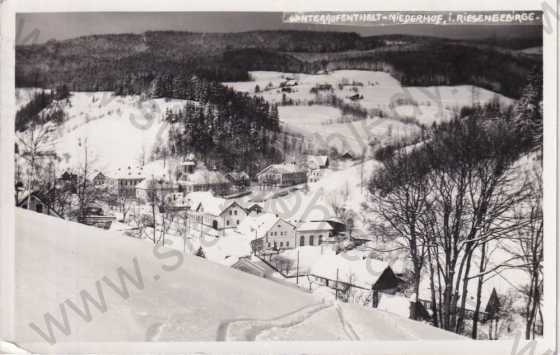  - Dolní Dvůr (Niederhof), Krkonoše, Vrchlabí, celkový pohled, zima