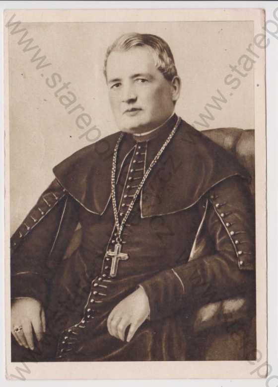  - Slovensko - Banská Bystrica - biskup Dr. Štefan Moyses - portrét, velký formát
