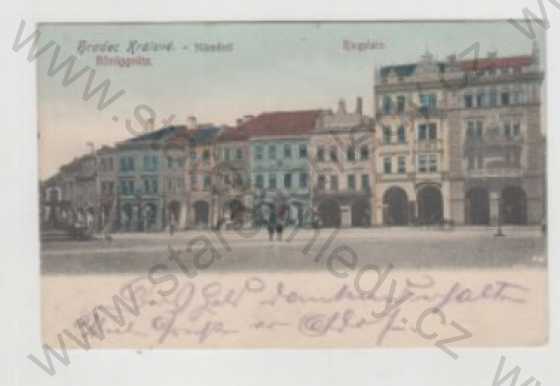 - Hradec Králové (Könihhrätz), náměstí, kolorovaná, DA