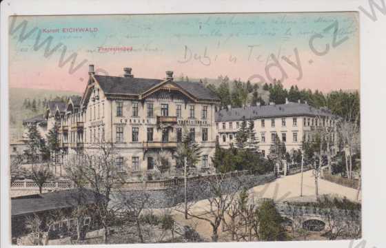  - Dubí (Eichwald) - lázně Theresienbad, kolorovaná