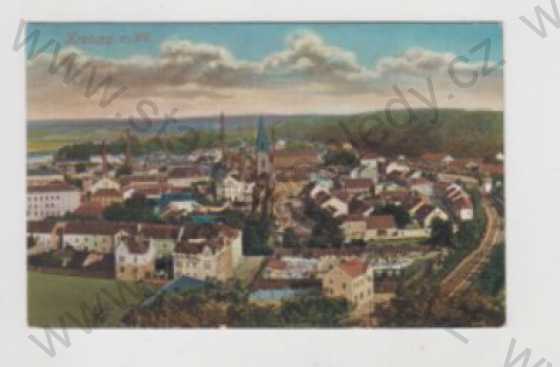  - Kralupy nad Vltavou (Mělník), celkový pohled, kolorovaná