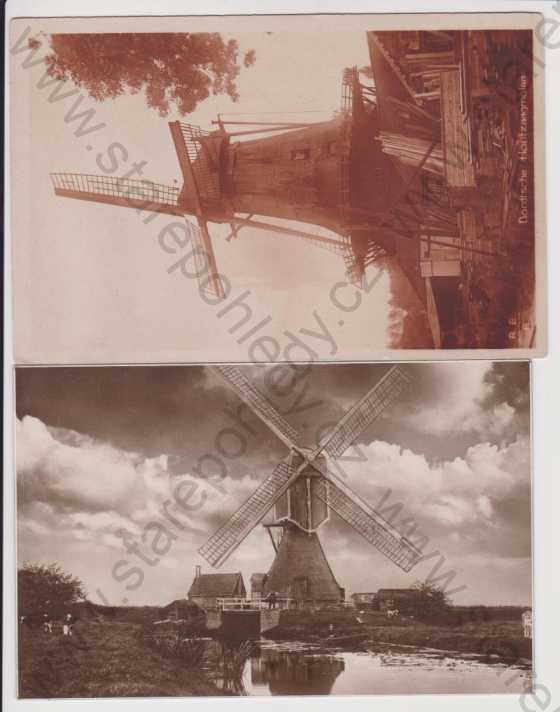  - Oude schilderachtige Molens - 2 ks - větrný mlýn