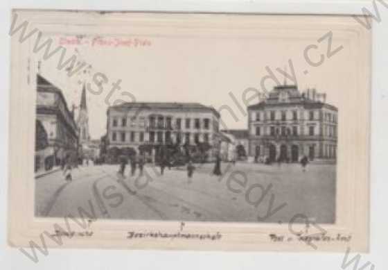  - Olomouc (Olmütz), náměstí, plastická karta