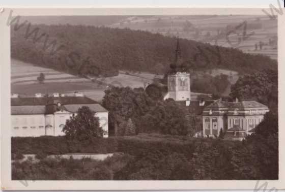  - Vizovice (Zlín), pohled na kostel, zámek, klášter, Fototypia-Vyškov