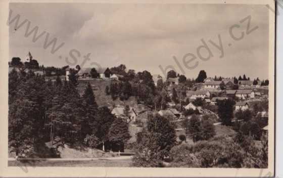  - Uhřínov (Velké Meziříčí, Českomoravská Vysočina, Žďár nad Sázavou), pohled na obec, ORBIS