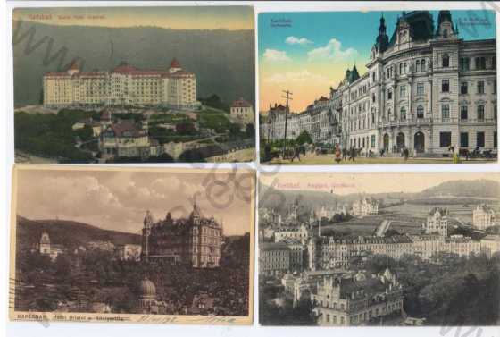  - 4x Karlovy Vary hotel pohled ulicí