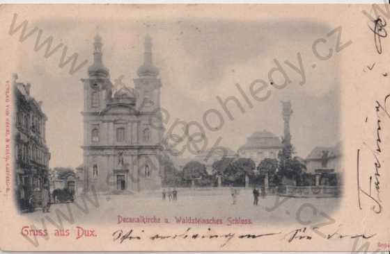  - Duchcov - Dux (Teplice), kostel, litografie, DA