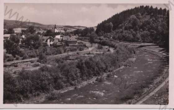  - ROžnov pod Radhoětěm (Vsetín), pohled na město, řeka