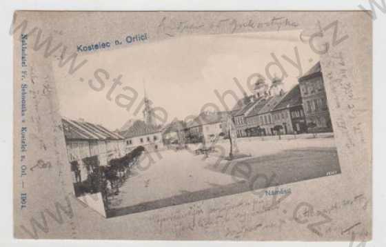  - Kostelec nad Orlicí (Rychnov nad Kněžnou), náměstí, DA