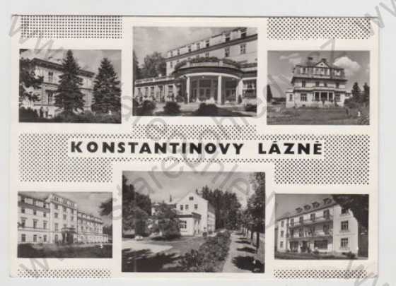  - Konstantinovy lázně (Tachov), více záběrů, lázně