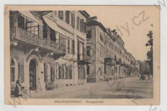  - Františkovy lázně (Franzensbad) - Cheb, pohled ulicí