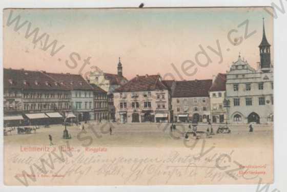  - Litoměřice (Leitmeritz), náměstí, kolorovaná, DA
