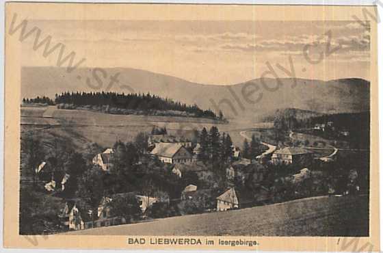  - Lázně Libverda - Bad Libwerda (Liberec - Reichenberg, Jizerské hory), celkový pohled