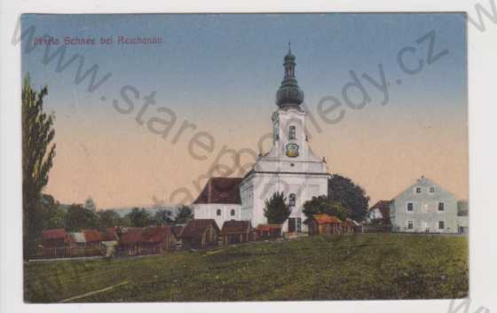  - Svatý Kámen (Maria Schnee) - kostel, kolorovaná