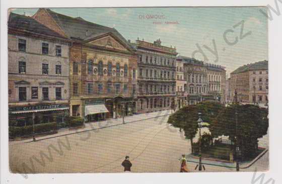  - Olomouc (Olmütz) - Horní náměstí, Café Rupprecht, kolorovaná