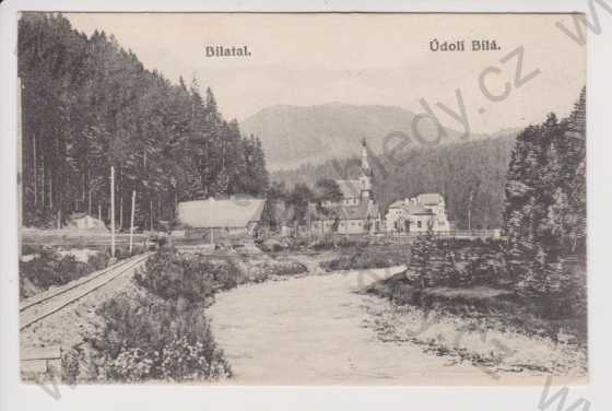  - Údolí Bílá (Bilatal) - kostel, železnice