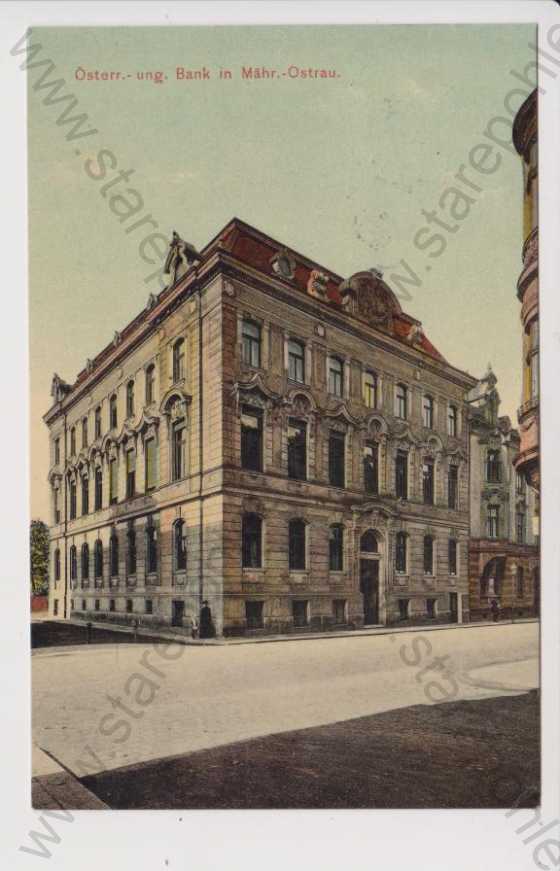 - Moravská Ostrava - banka, kolorovaná