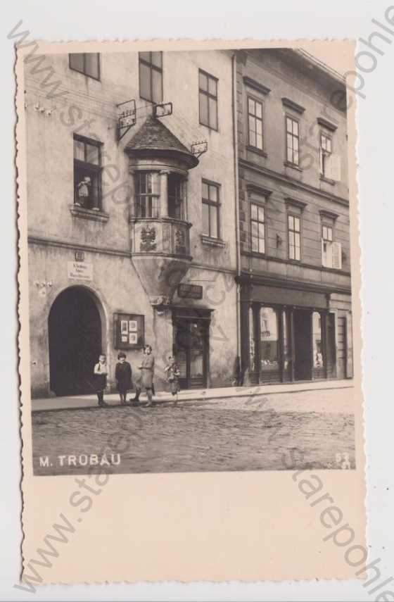  - Moravská Třebová (Mährisch Trübau) - partie, dům, obchod