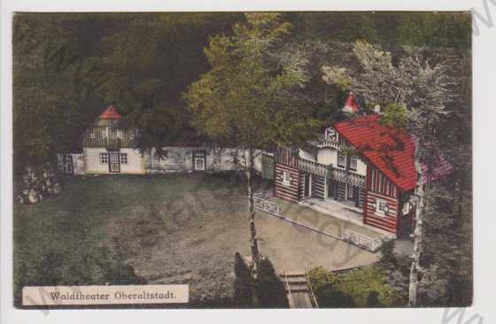  - Horní Staré Město (Oberaltstadt) - lesní divadlo, kolorovaná