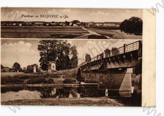  - Sojovice Mladá Boleslav , koláž, dva záběry, most, celkový pohled, foto Kadlec 