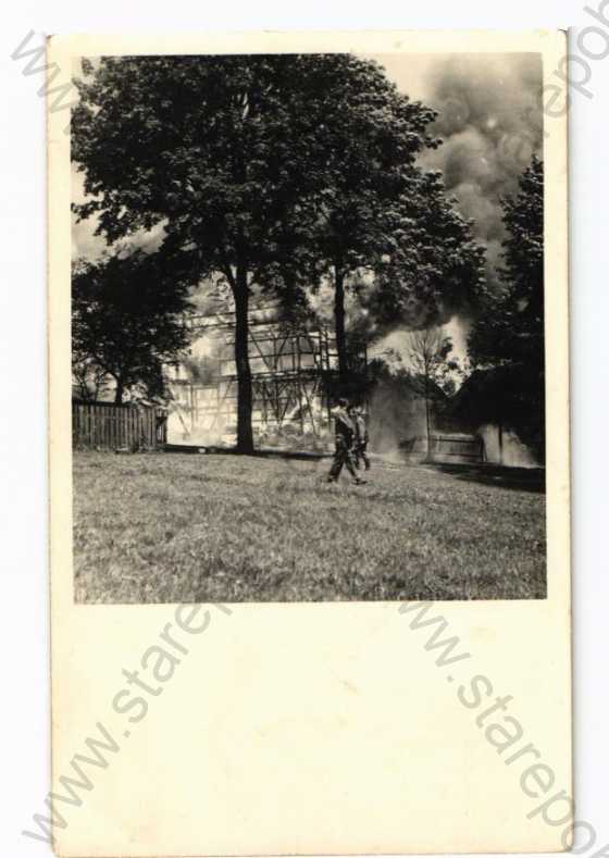  - Hranice u Aše Cheb, požár 1950