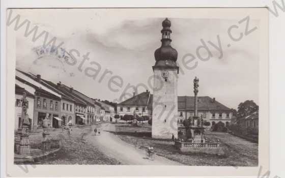  - Potštát (Bodenstadt) - náměstí, kostel