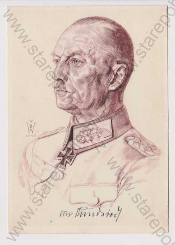  - W. Willrich - generál, portrét, velký formát