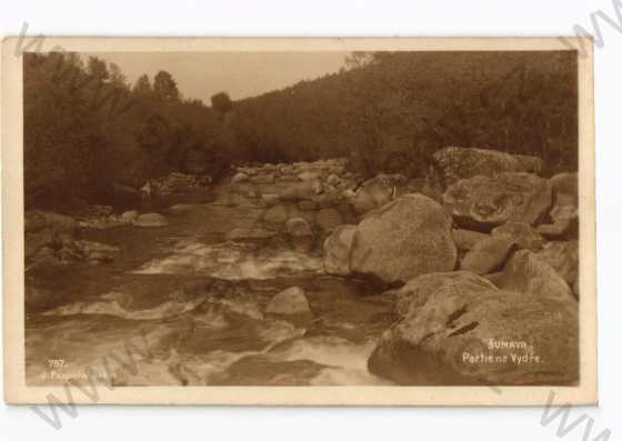  - Šumava, Klatovy, partie na Vydře, Foto-fon, tónovaná