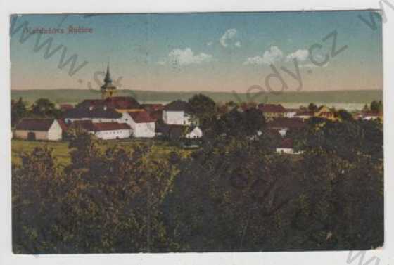  - Kardašova Řečice (Jindřichův Hradec), celkový pohled, kolorovaná