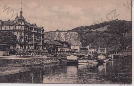  - Ústí nad Labem - Aussig, přístav, loď