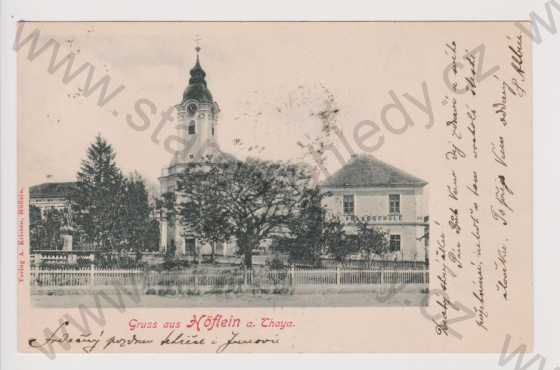  - Hevlín (Höflein) - kostel, DA