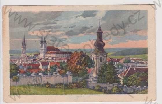  - Slovensko - Nitra - celkový pohled, kolorovaná