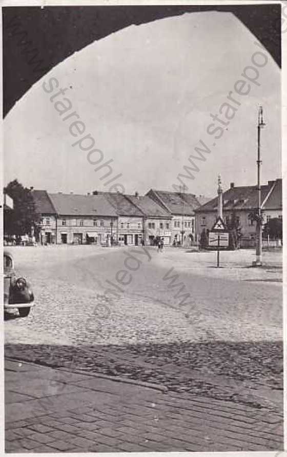  - Soběslav, Tábor, náměstí, obchody